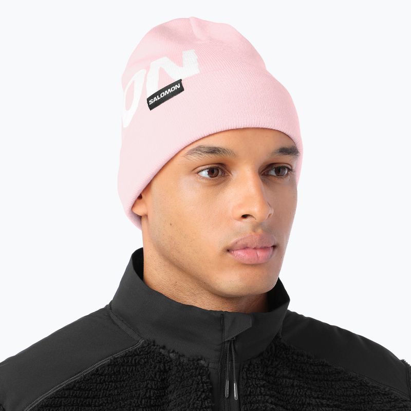 Cappello invernale Salomon Hermitage icy pink 2