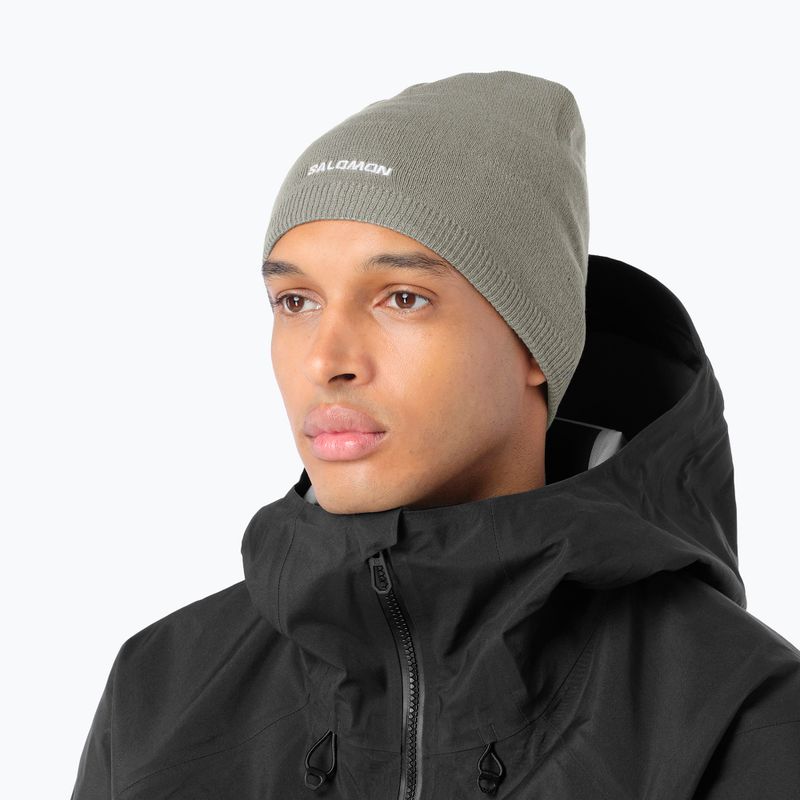 Cappello invernale Salomon Beanie castor gray 2