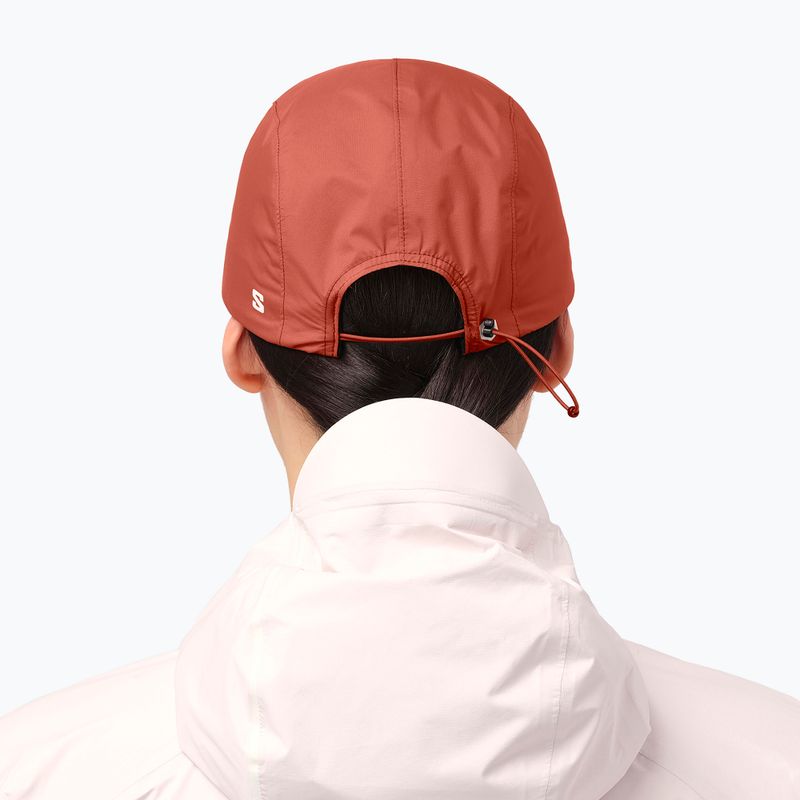 Cappellino con visiera Salomon Bonatti Pro 5 Panel burnt umber 3