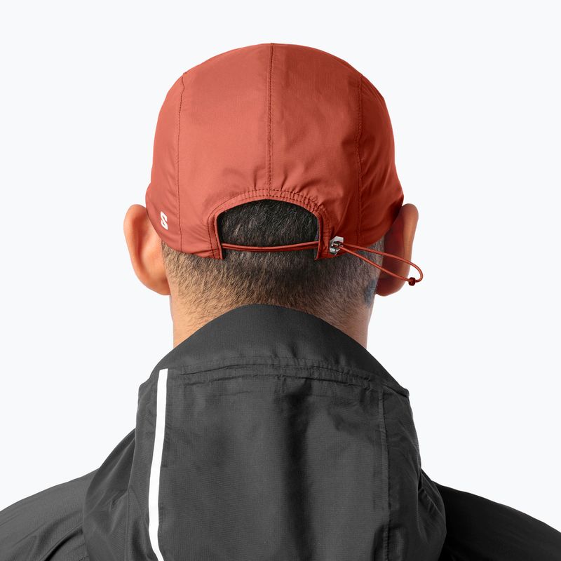 Cappellino con visiera Salomon Bonatti Pro 5 Panel burnt umber 5