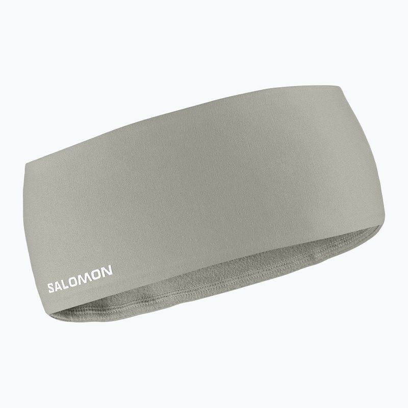 Fascia per la testa Salomon Run Tech Headband castor gray