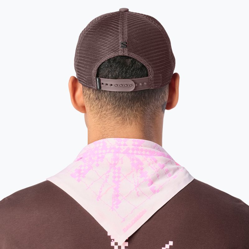 Cappellino con visiera Salomon Logo Trucker coffee bean 3