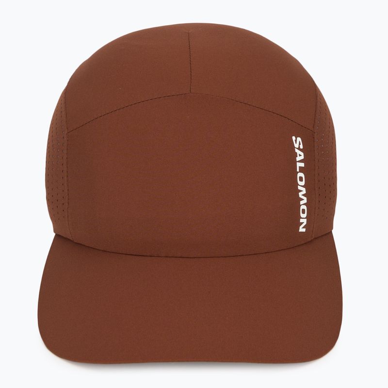 Cappellino con visiera Salomon Shakeout burnt umber 2