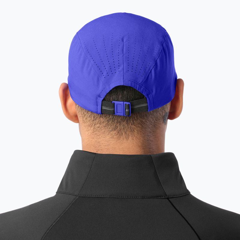 Cappellino con visiera Salomon Shakeout clematis blue 3