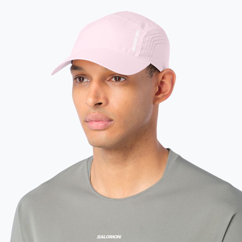 Cappellino con visiera Salomon Shakeout icy pink 2