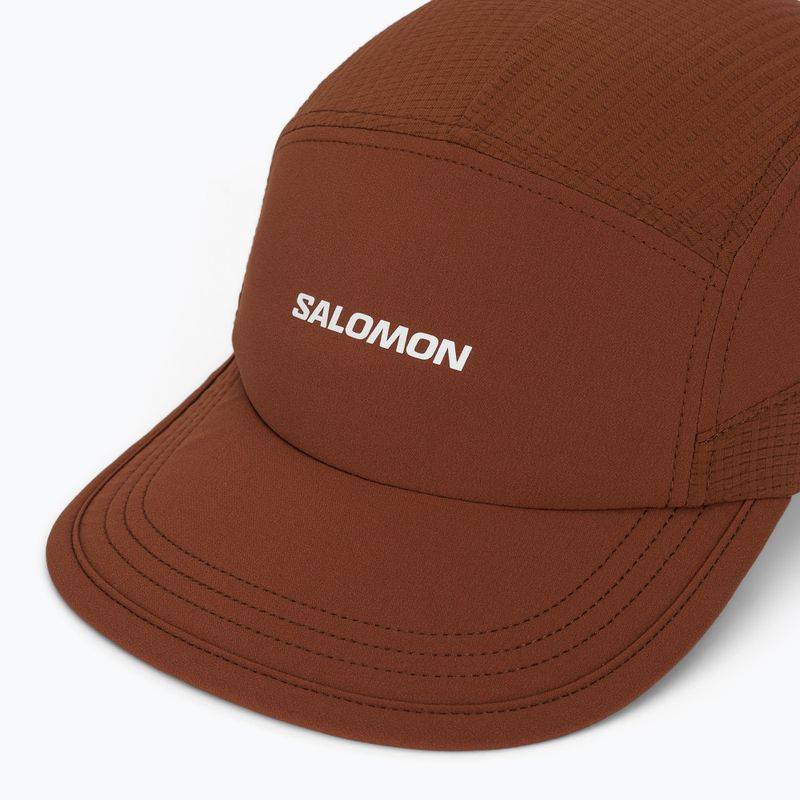 Cappellino con visiera Salomon Sense Aero burnt umber 3