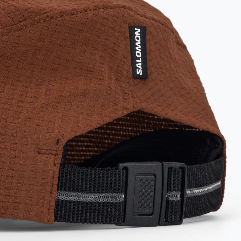 Cappellino con visiera Salomon Sense Aero burnt umber 4