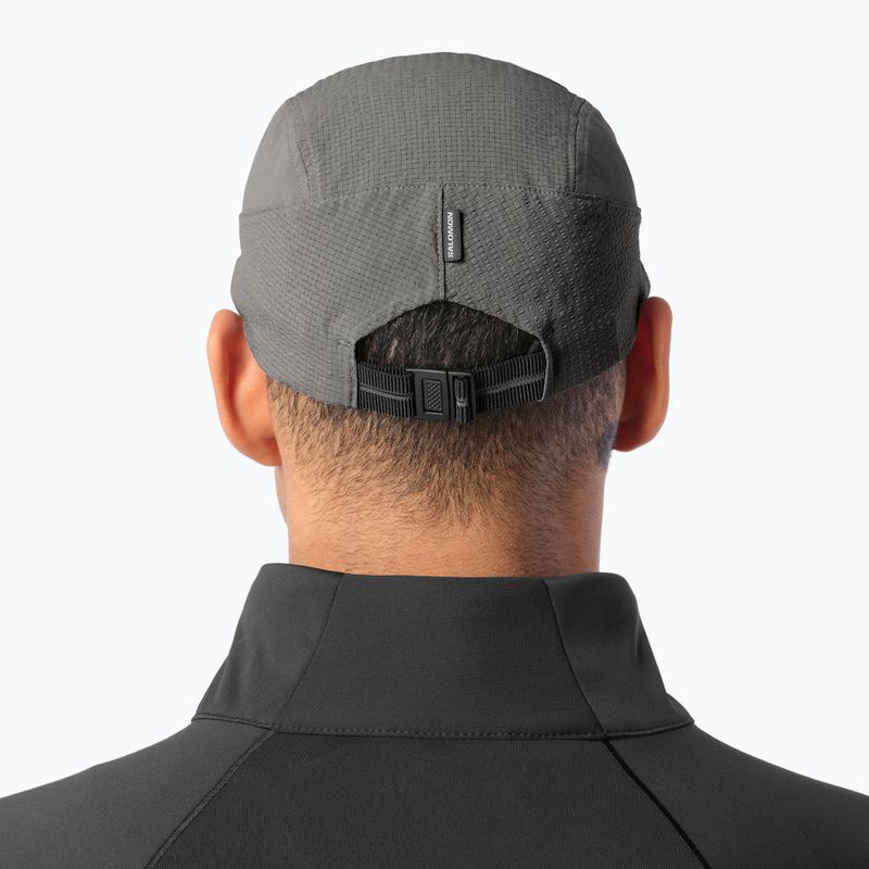 Cappellino con visiera Salomon Sense Aero castor gray 3