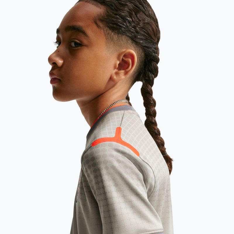 Maglietta da calcio per bambini Nike England Pre-Match pewter grey/bright crimson 6