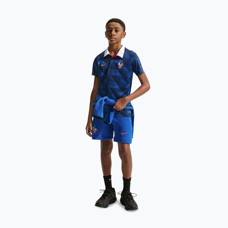 Maglietta da calcio per bambini Nike FFF 2026 Stadium Home game royal/metallic copper 5