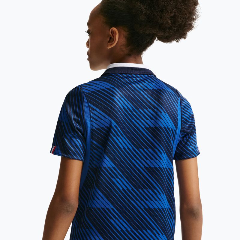 Maglietta da calcio per bambini Nike FFF 2026 Stadium Home game royal/metallic copper 9