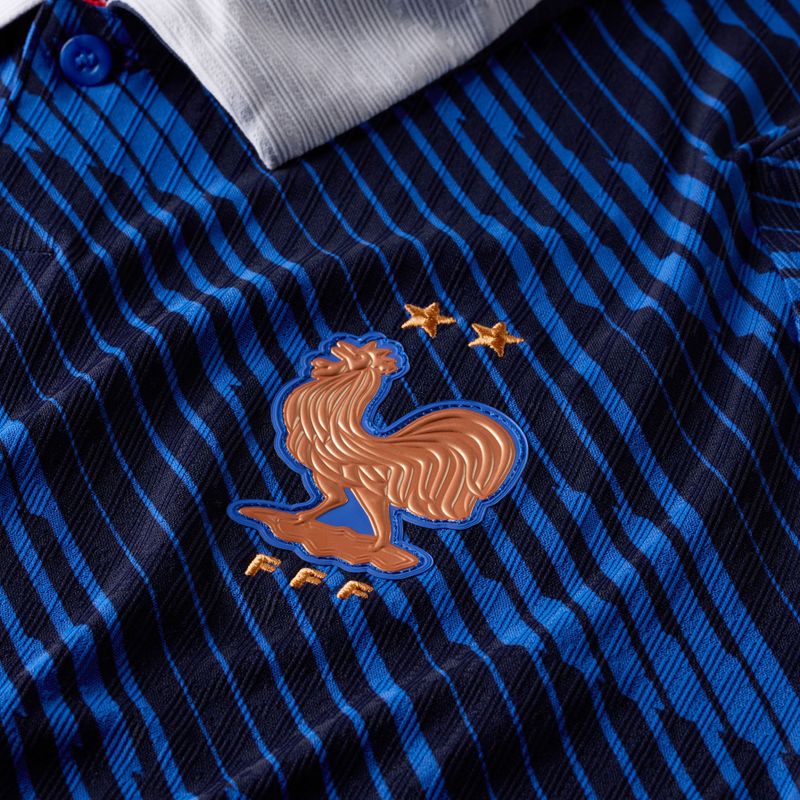 Maglietta da calcio da uomo Nike FFF 2026/27 Match Home game royal/metallic copper 10
