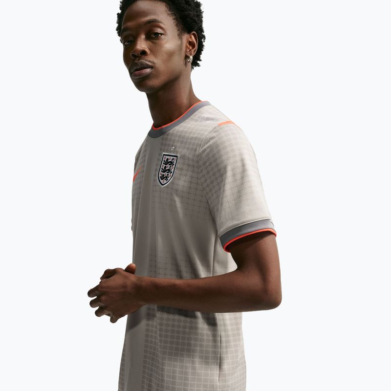 Maglietta da calcio da uomo Nike England Academy Pro Pre-Match pewter grey/bright crimson 5