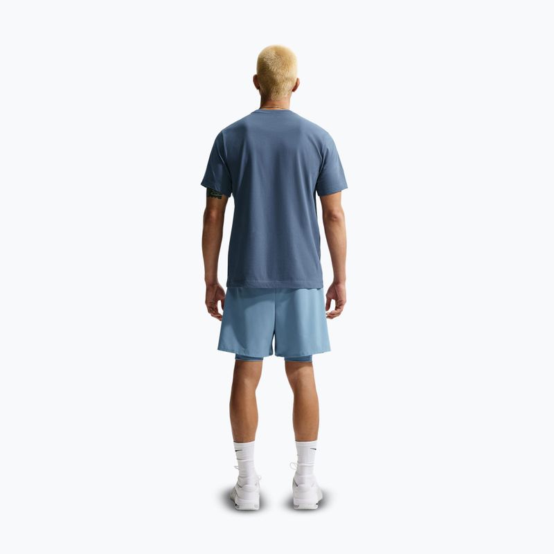 Maglietta da uomo Nike Dri-Fit diffused blue/black 3