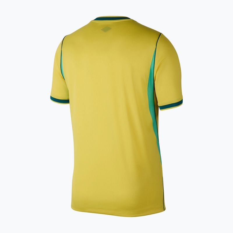 Maglietta da calcio da uomo Nike Brazil 2026 Stadium Home Soccer Replica canary/light menta/geode teal 8