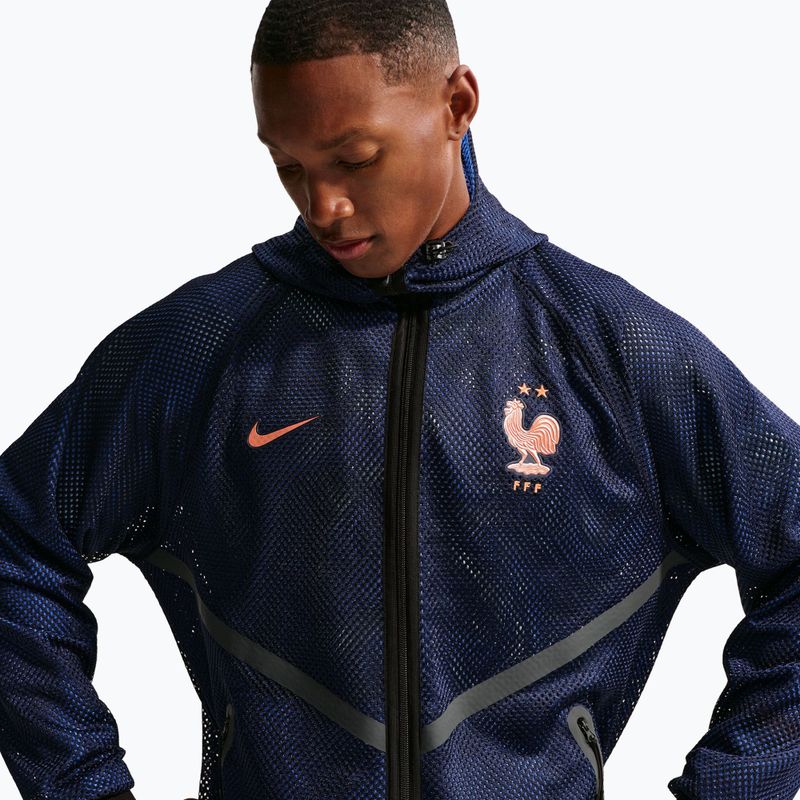 Giacca da calcio da uomo Nike FFF Dri-FIT Soccer Anthem blackened blue/metallic copper 5