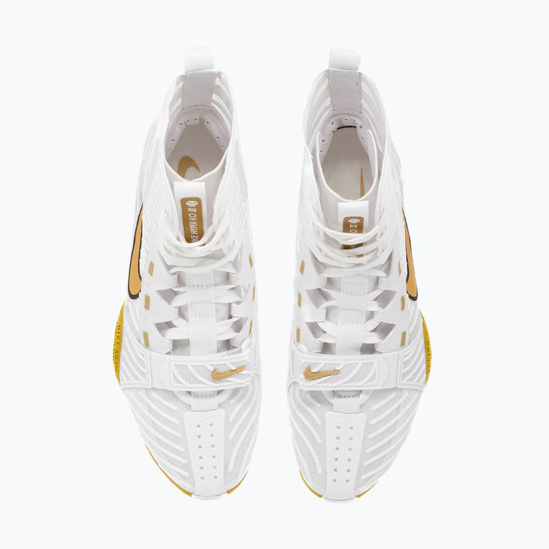 Scarpe da boxe Nike HyperKo 3 white/metallic gold 13