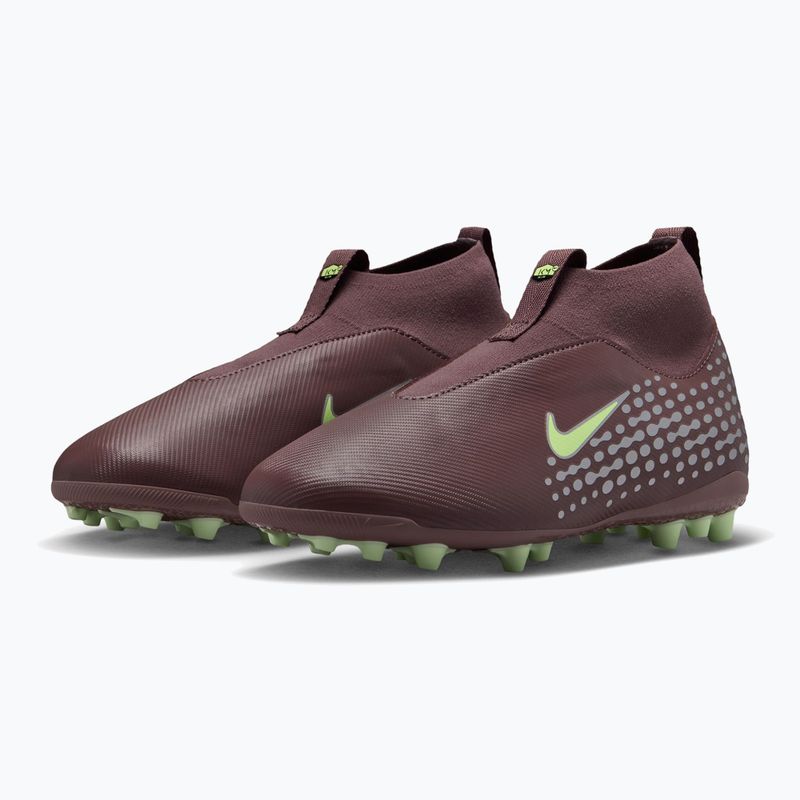 Scarpe da calcio junior Nike Zoom Superfly 10 Academy Kylian Mbappe AG plum eclipse/metallic silver 3