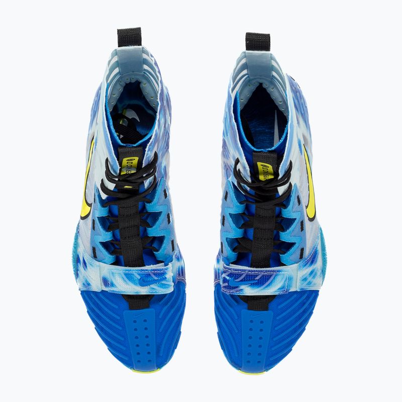 Scarpe da boxe Nike HyperKo 3 SE photo blue/sonic yellow 4