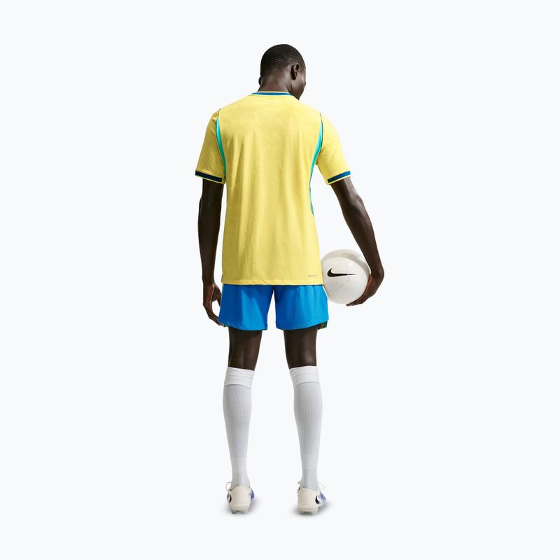 Maglietta da calcio da uomo Nike Brazil 2026/27 Match Home canary/light mint/geode teal 3