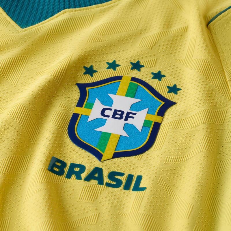 Maglietta da calcio da uomo Nike Brazil 2026/27 Match Home canary/light mint/geode teal 11