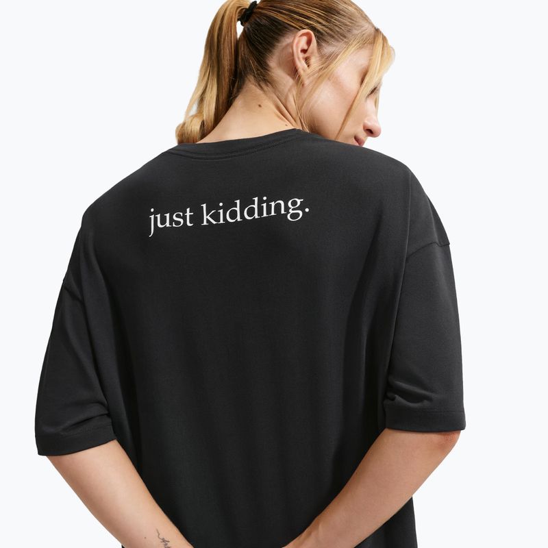 T-shirt donna Nike Dri-Fit black/white/white 6