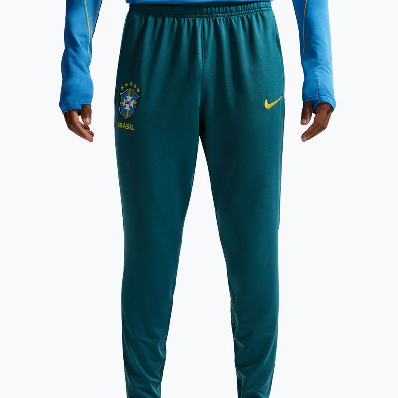 Pantaloncini da calcio da uomo Nike Brazil Strike geode teal/light mint/midwest gold 5