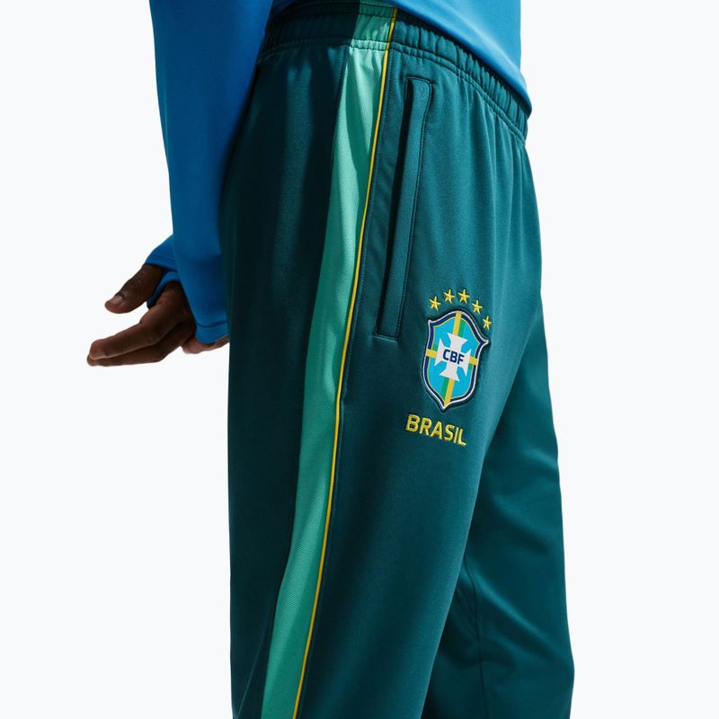 Pantaloncini da calcio da uomo Nike Brazil Strike geode teal/light mint/midwest gold 6