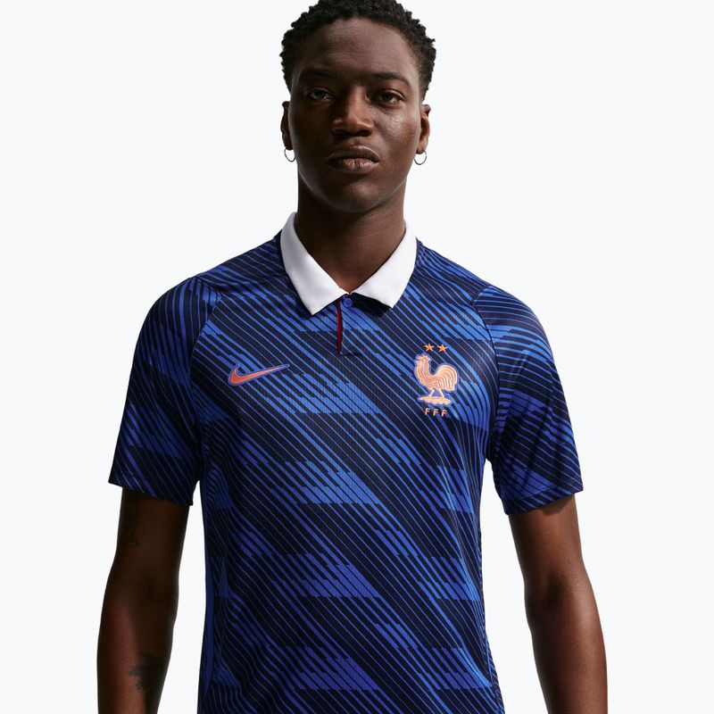 Maglietta da calcio da uomo Nike FFF 2026 Stadium Home game royal/metallic copper 4