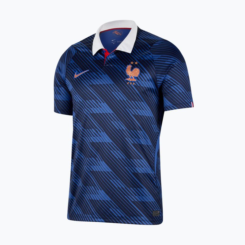 Maglietta da calcio da uomo Nike FFF 2026 Stadium Home game royal/metallic copper 7