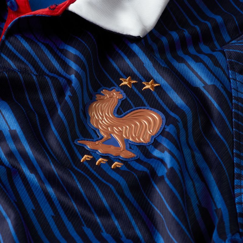 Maglietta da calcio da uomo Nike FFF 2026 Stadium Home game royal/metallic copper 9