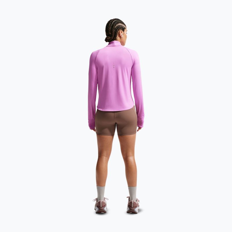 Felpa da corsa da donna Nike Swift Dri-FIT UV 1/4-Zip light magenta 3