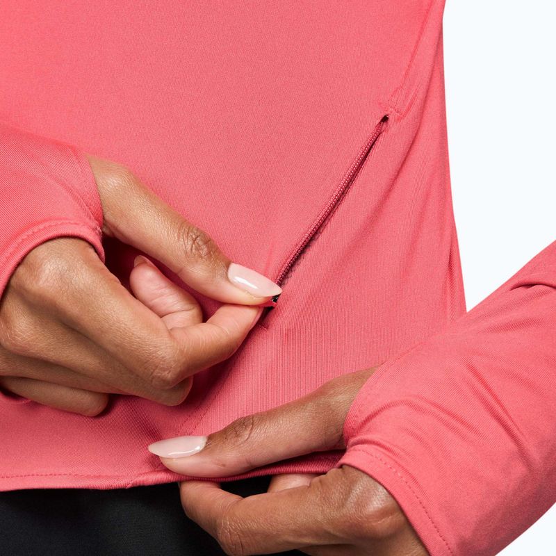 Longsleeve do biegania damski Nike Swift Dri-Fit UV sea coral 3