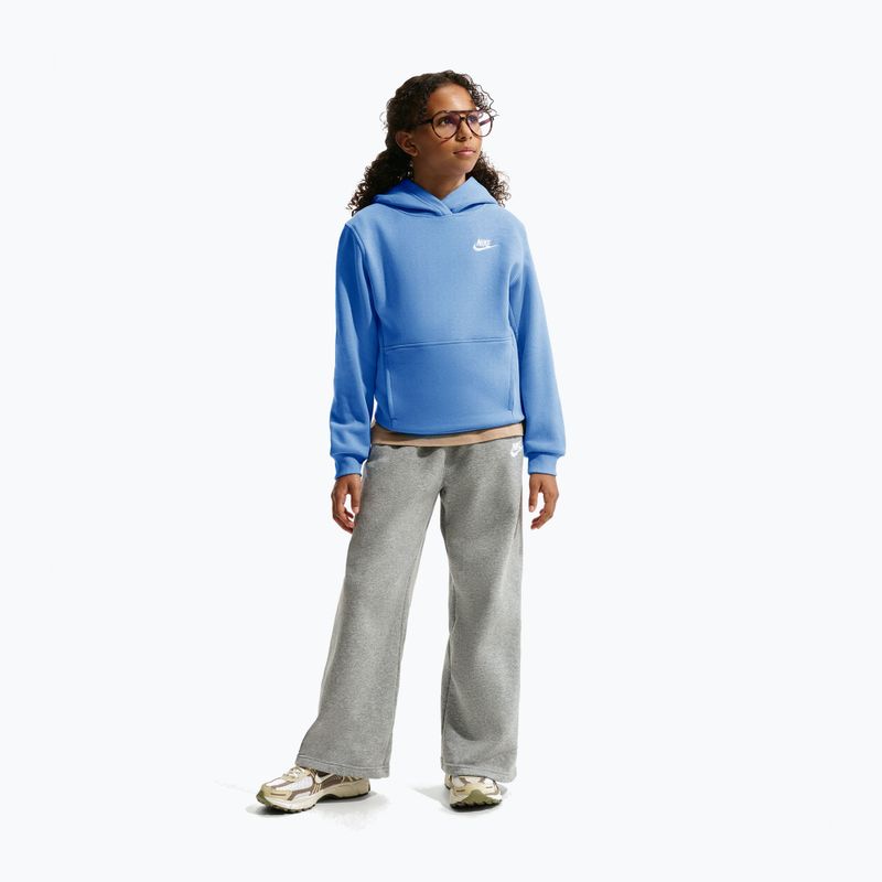 Felpa per bambini Nike Sportswear Club Fleece university blue/white 2