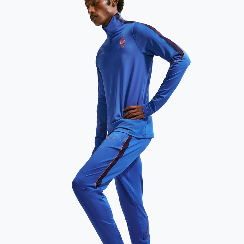 Pantaloncini da calcio da uomo Nike FFF Strike game royal/metallic copper 4
