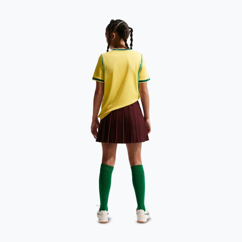Maglietta da calcio per bambini Nike Brazil 2026 Stadium Home Soccer Replica canary/light menta/geode teal 3