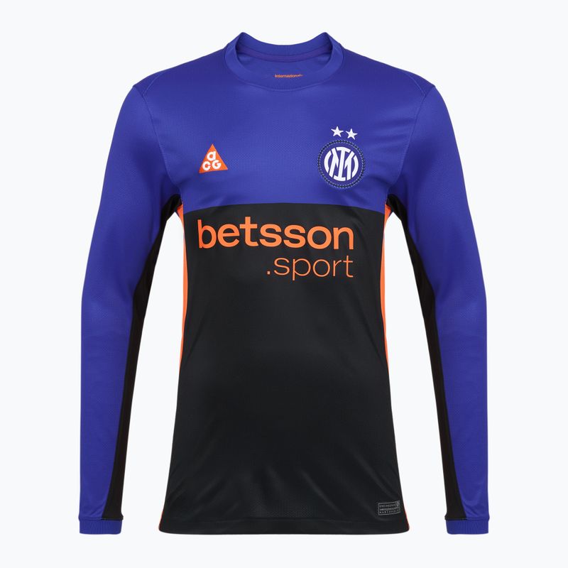 Maglia a maniche lunghe da calcio uomo Nike Inter Milan Stadium SE hyper blue/black/safety orange 4