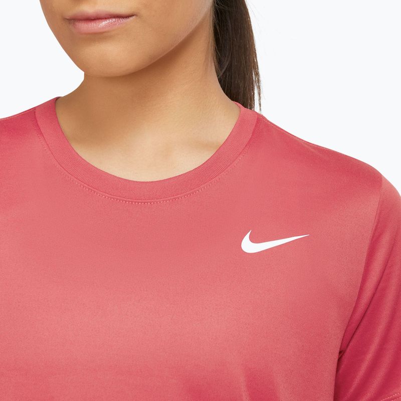 Maglia da allenamento donna Nike Dri-Fit sea coral/white 3