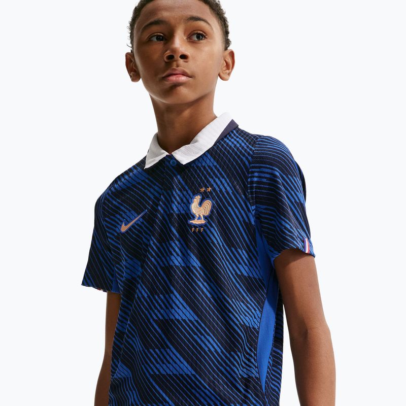 Maglietta da calcio per bambini Nike FFF 2026/27 Match Home game royal/metallic copper 7