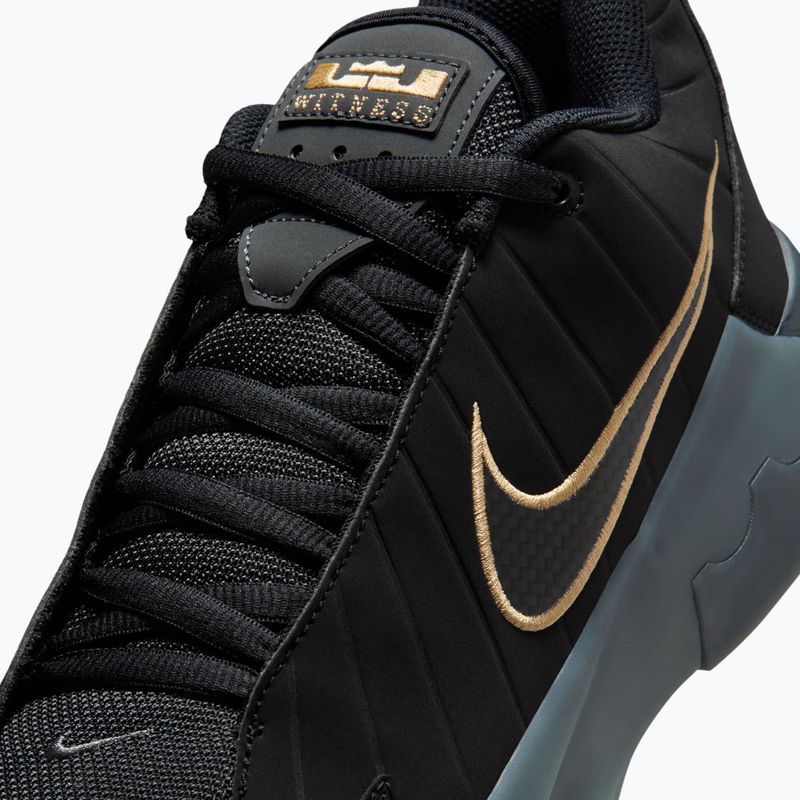 Scarpe da basket uomo Nike LeBron Witness 9 black/iron grey/dark smoke grey/black 8