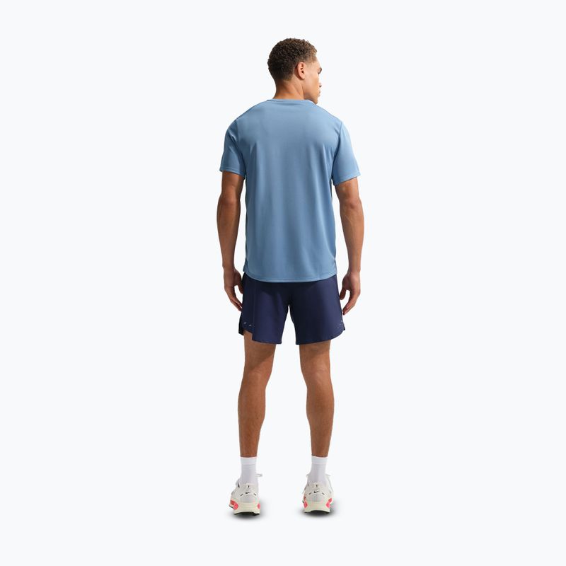 Koszulka do biegania męska Nike Miler Dri-Fit UV work blue 3