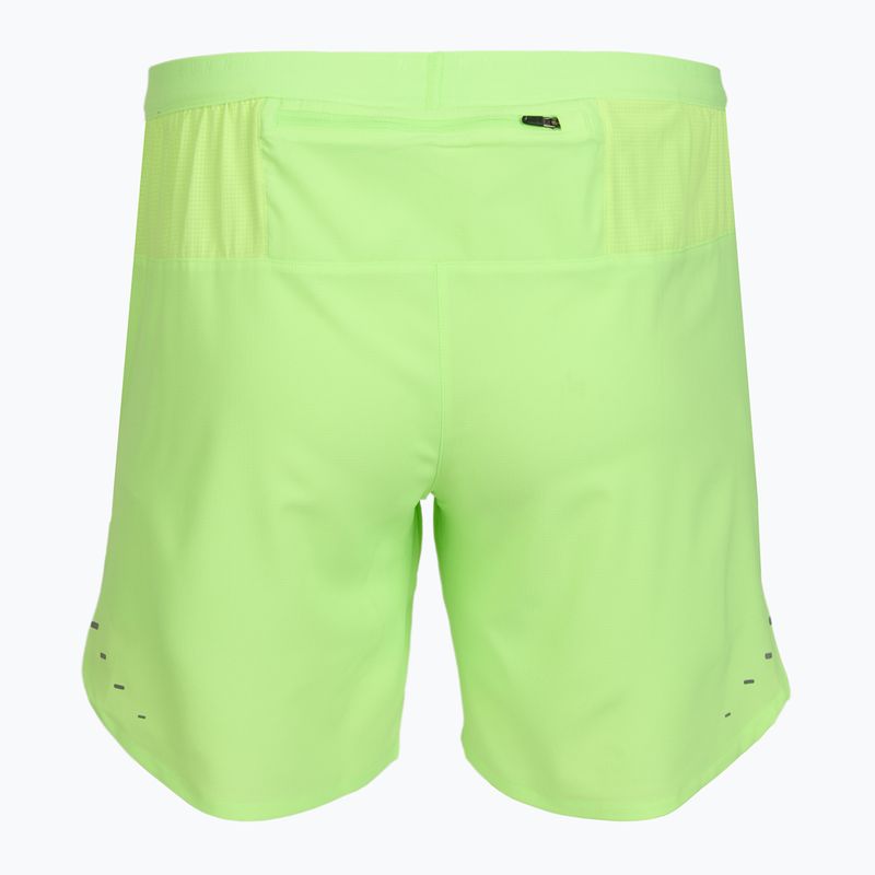 Pantaloncini da running uomo Nike Stride Dri-Fit 2in1 7" lime blast 7