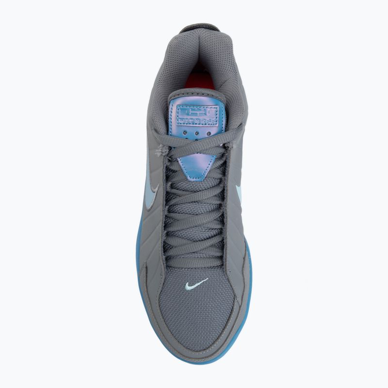 Scarpe da basket uomo Nike LeBron Witness 9 cool grey/glacier ice/aurora blue 5