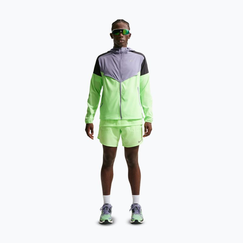 Pantaloncini da running uomo Nike Stride Dri-Fit 2in1 7" lime blast 3