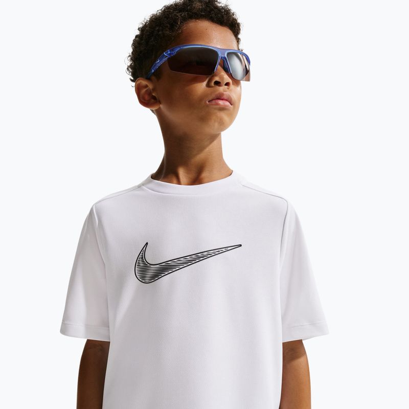 T-shirt bambino Nike Multi Dri-Fit white/black 6