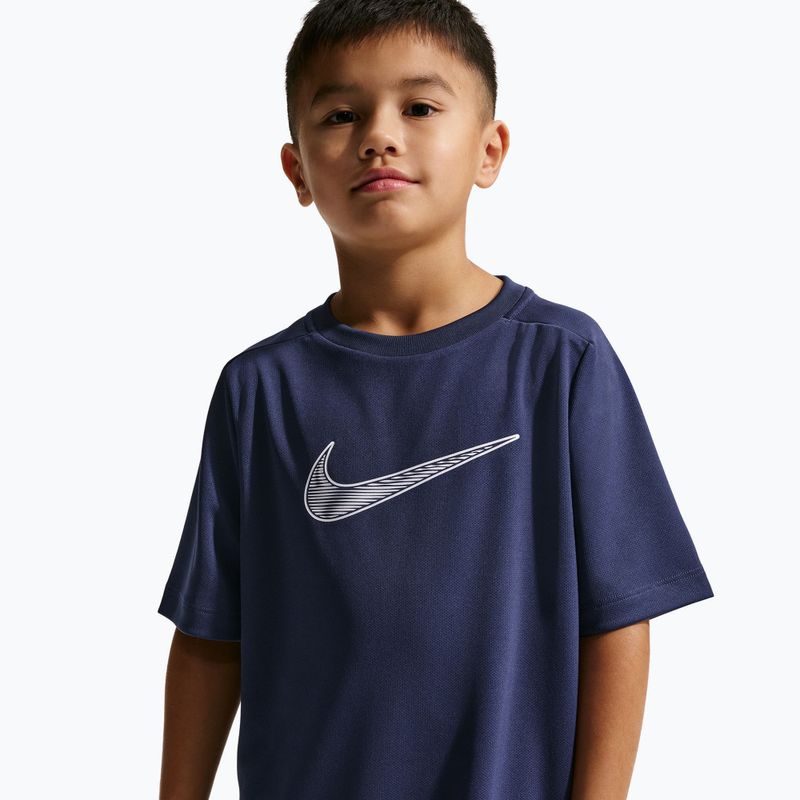 Maglietta per bambini Nike Multi Dri-Fit midnight navy/white 4