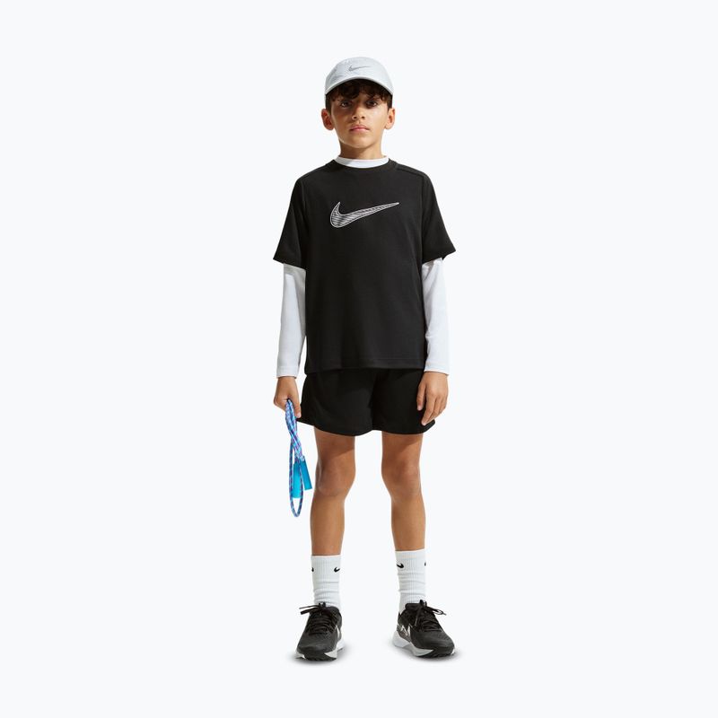 T-shirt bambino Nike Multi Dri-Fit black/white 2