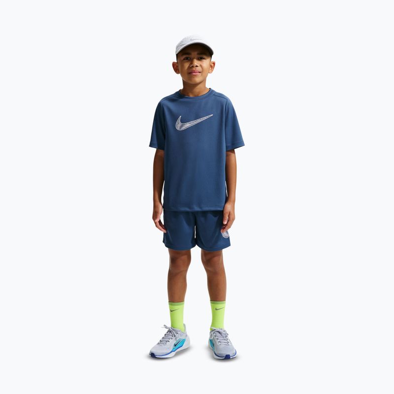 T-shirt bambino Nike Multi Dri-Fit mystic navy/white 2