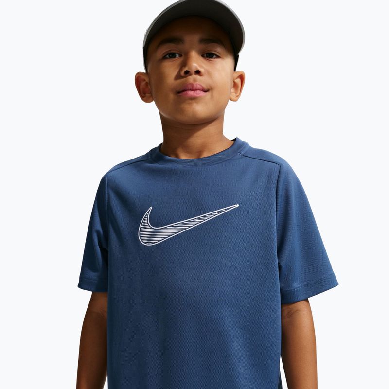 T-shirt bambino Nike Multi Dri-Fit mystic navy/white 4