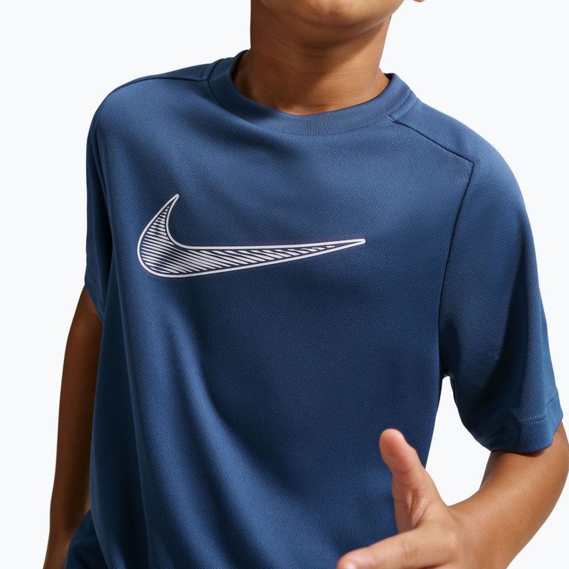 T-shirt bambino Nike Multi Dri-Fit mystic navy/white 5